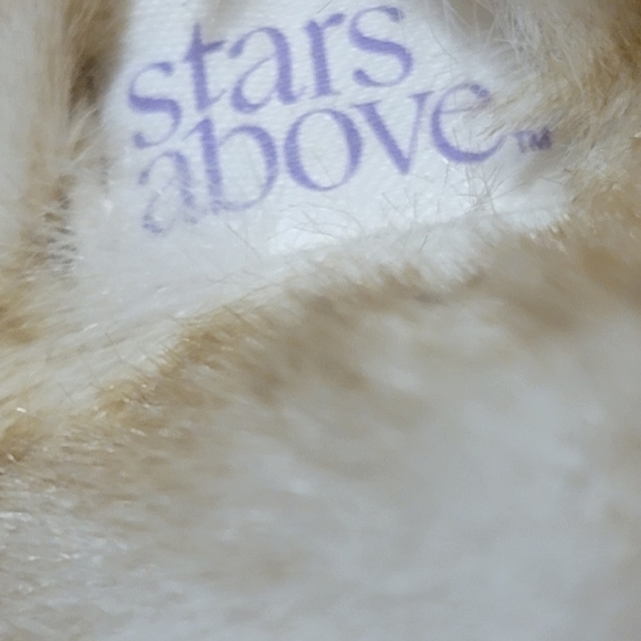 Stars Above Faux fur Lined suede slippers - Picture 4 of 5